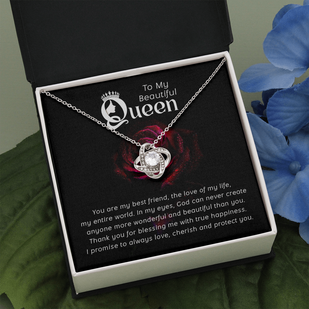 To My Queen Necklace Gift from Husband