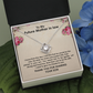 Future Mother in Law Necklace Gift from Bride with Heartfelt Card