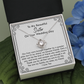 Wedding Day Necklace Gift for Sister from Sibling with Message Card