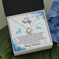 Christmas Necklace Gift for Wife from Husband With Message Card