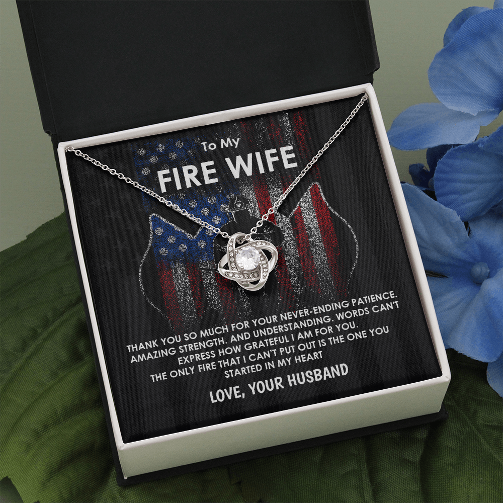 To My Fire Wife Necklace Gift from Husband