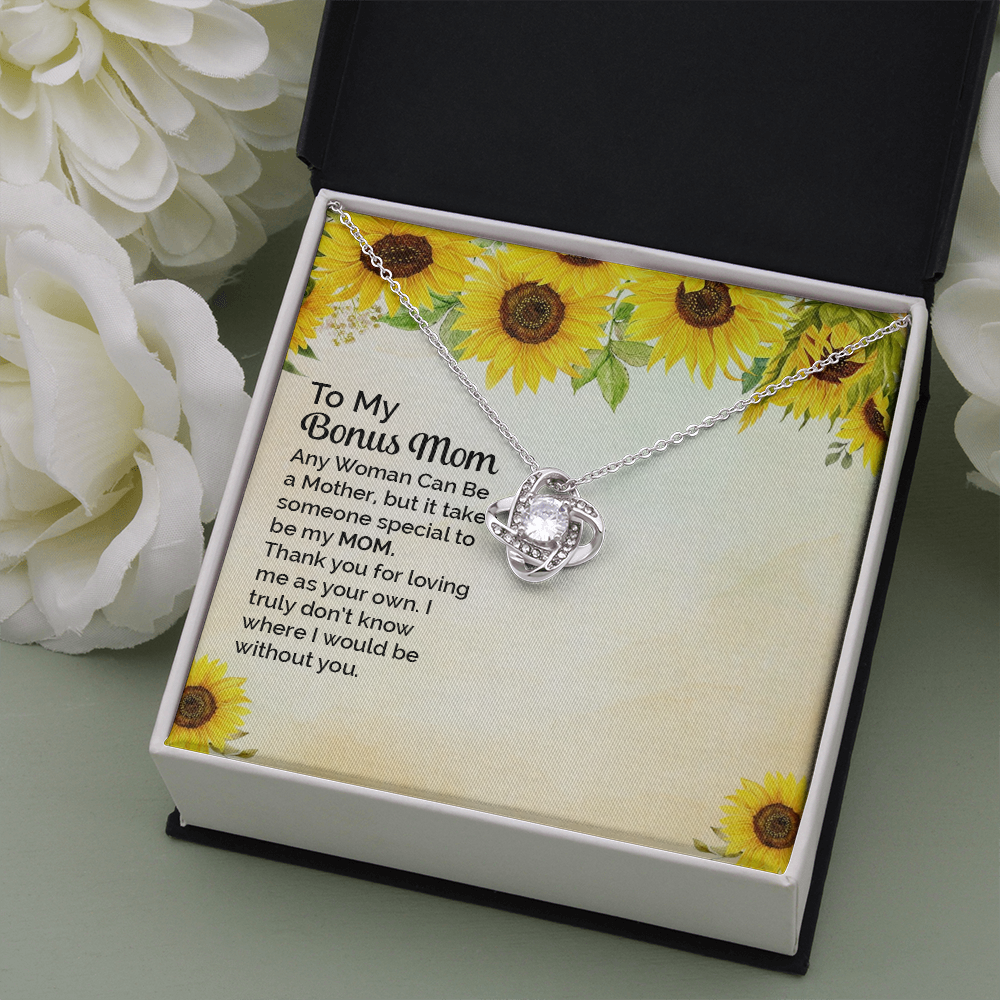 Bonus Mom Necklace – Gift for Stepmom from Daughter or Son