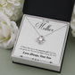 Mother Necklace Gift from Son with Heartfelt Message Card – Sweetest Gift for Mom