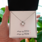 Sister Necklace Gift with Heartfelt Message Card