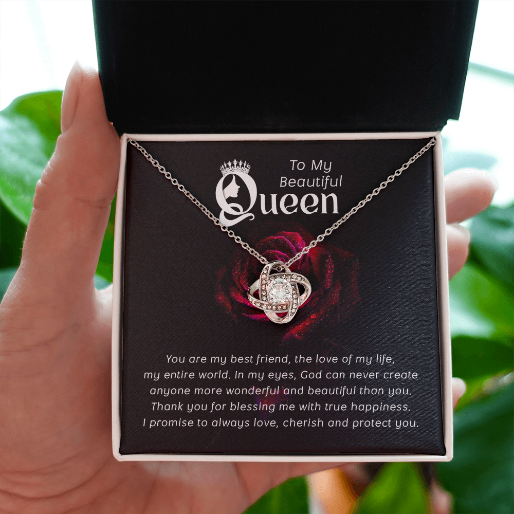 To My Queen Necklace Gift from Husband