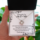 Ex-Wife Necklace Gift – I Will Miss You Message Card