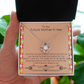 Future Mother-in-Law Necklace Gift from Bride with Message Card for Wedding
