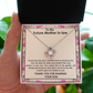 Future Mother-in-Law Necklace Gift from Bride with Heartfelt Message Card
