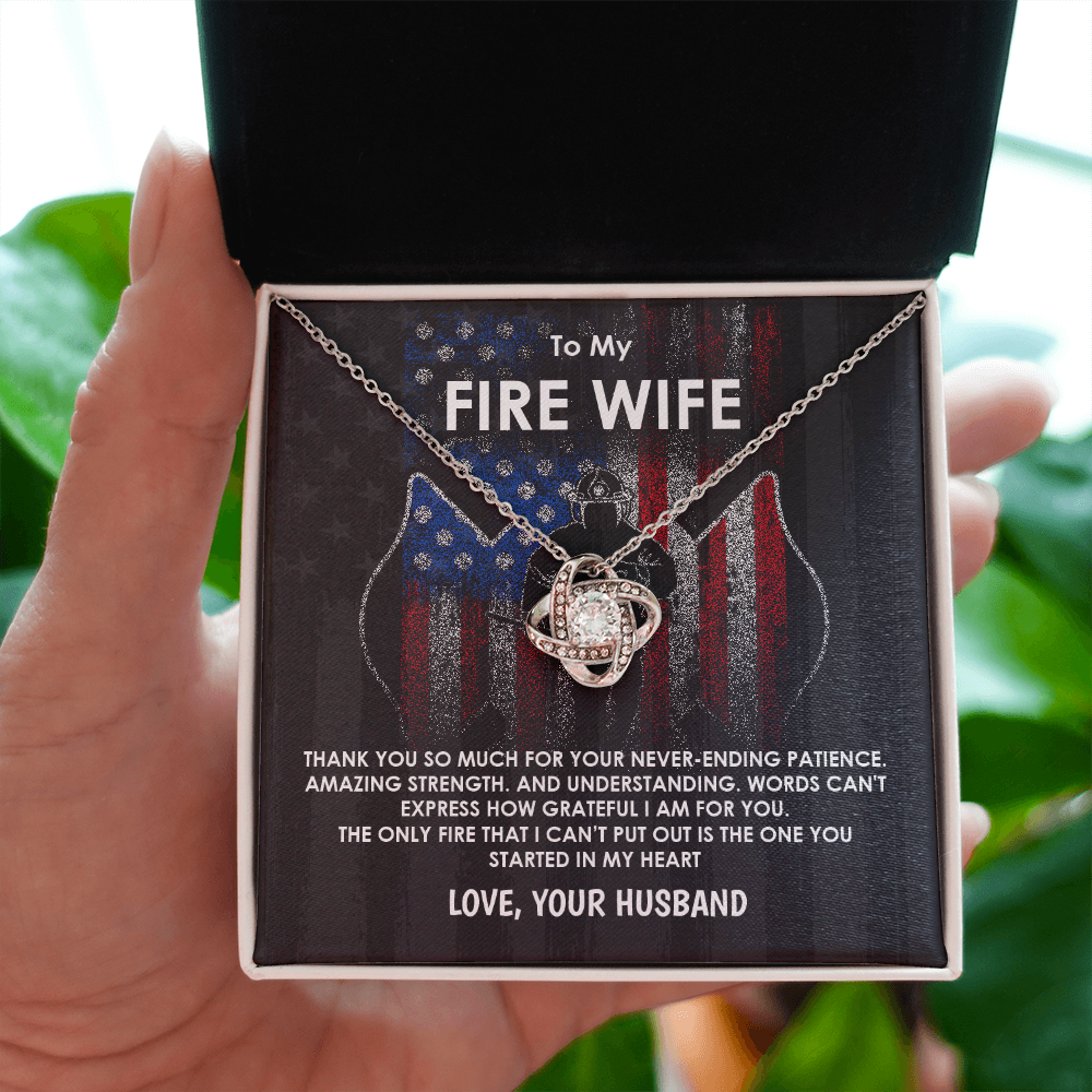 To My Fire Wife Necklace Gift from Husband