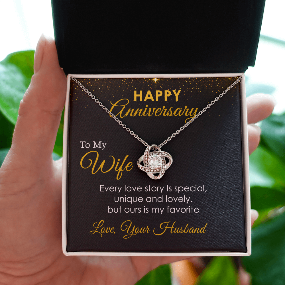 Anniversary Gift for Wife from Husband With Message Card