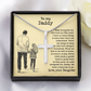 Daddy Cross Necklace Gift From Childs With Heartfelt Message