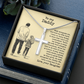 Daddy Cross Necklace Gift From Childs With Heartfelt Message