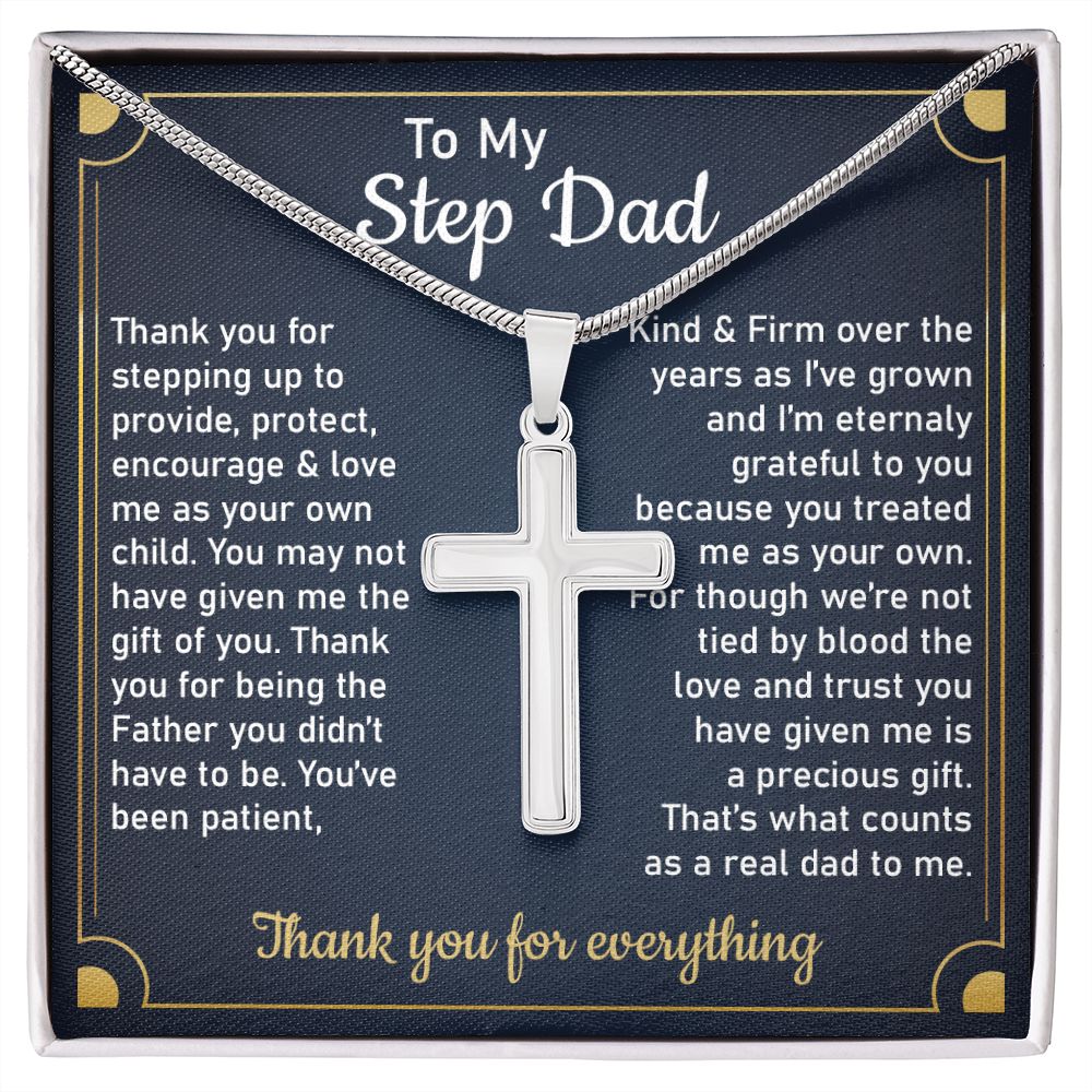 To My Step Dad I'm  Eternally Grateful To You Because You Treated Me As your Own Thank you For Everything