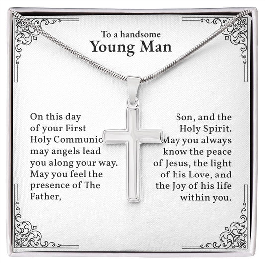 To a Handsome Young Man on This Holy Communion, May Angels Guide Your Pathway