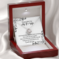Ex-Wife Necklace Gift – I Will Miss You Message Card