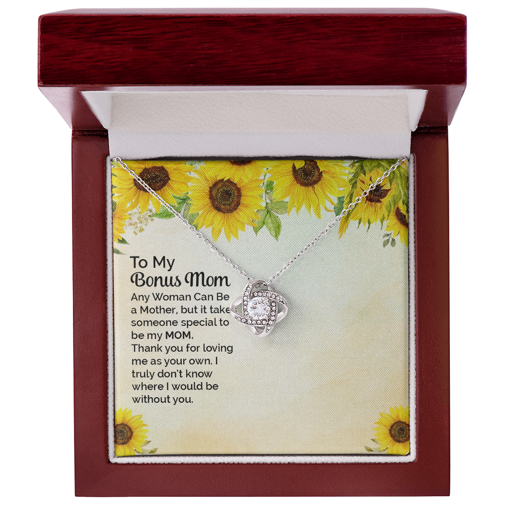 Bonus Mom Necklace – Gift for Stepmom from Daughter or Son