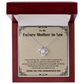 Future Mother-in-Law Necklace Gift from Bride with Heartfelt Message Card
