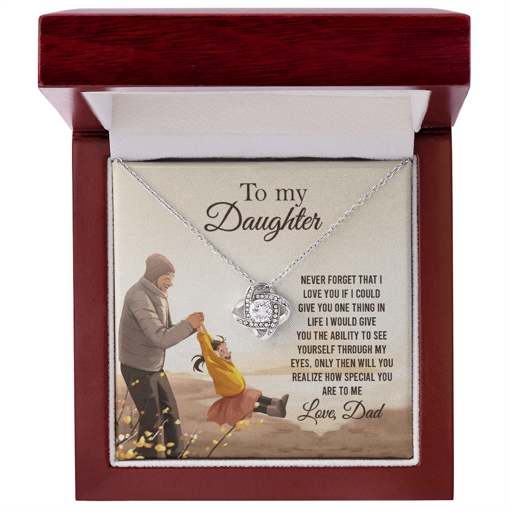 Daughter Necklace Gift from Dad – Love You Forever Jewelry