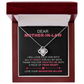 Mother-in-Law Necklace Gift from Daughter-in-Law with Heartfelt Message