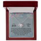 Best Friend Necklace Gift from Bestie with Heartfelt Message Card