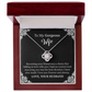 Gorgeous Wife Necklace Gift from Husband with Romantic Love Message Card