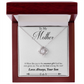 Mother Necklace Gift from Son with Heartfelt Message Card – Sweetest Gift for Mom