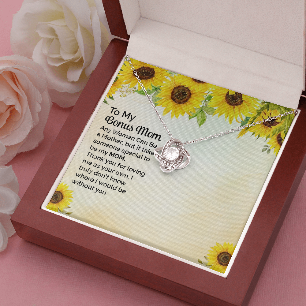 Bonus Mom Necklace – Gift for Stepmom from Daughter or Son