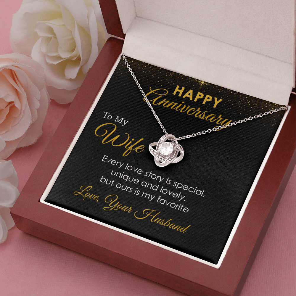 Anniversary Gift for Wife from Husband With Message Card
