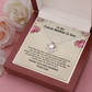 Future Mother in Law Necklace Gift from Bride with Heartfelt Card