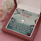 Hot Wife Necklace Gift from Husband with Romantic Message Card