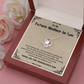 Future Mother-in-Law Necklace Gift from Bride with Heartfelt Message Card