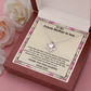 Future Mother-in-Law Necklace Gift from Bride with Heartfelt Message Card