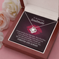 Soulmate Necklace Gift for Her with and Romantic Forever Message Card