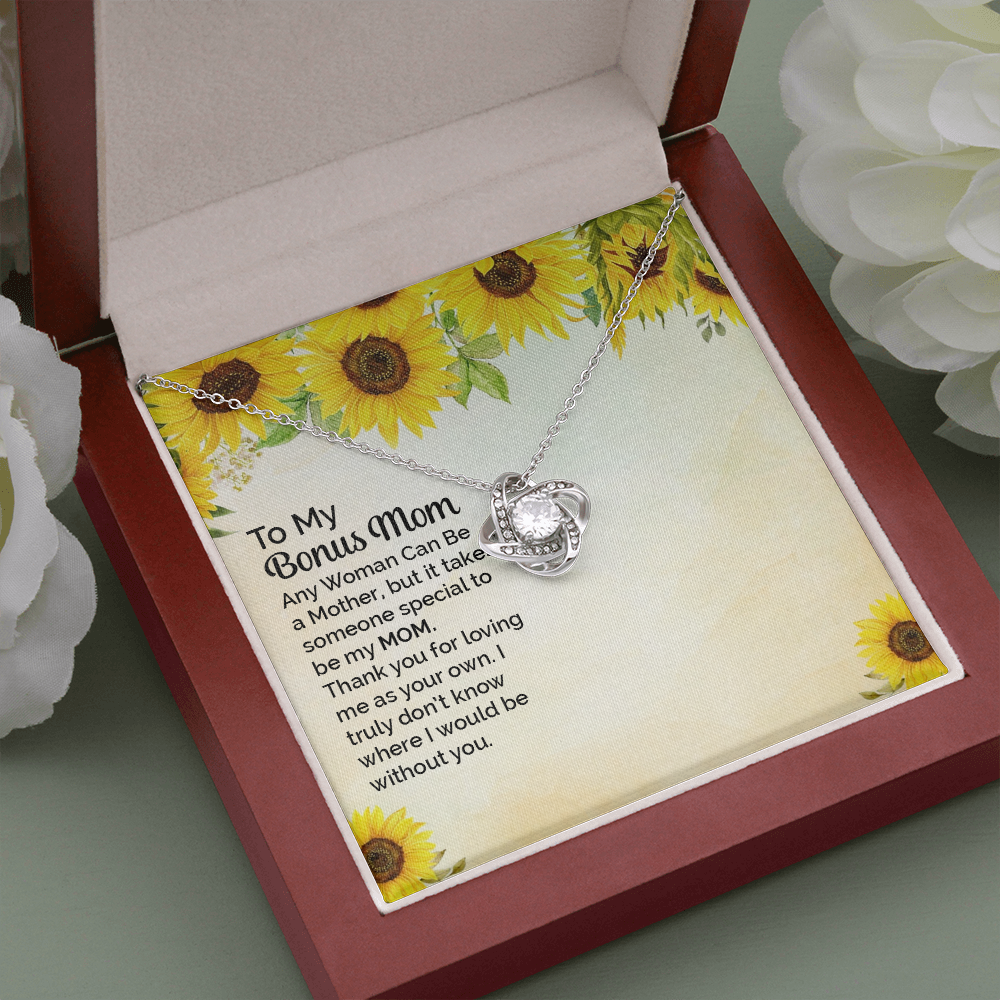 Bonus Mom Necklace – Gift for Stepmom from Daughter or Son