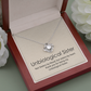 Unbiological Sister Necklace Gift – Not Sisters by Blood but by Heart Jewelry