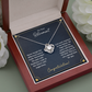 Retirement Necklace Gift for Women with Elegant Message Card