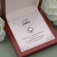 Sister Necklace Gift with Heartfelt Message Card for Long Distance Love