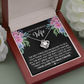 Wife Necklace Gift from Husband with Romantic Message Card