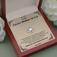 Future Mother-in-Law Necklace Gift from Bride with Heartfelt Message Card