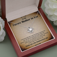 Future Mother-in-Law Necklace Gift from Bride with Vintage Message Card