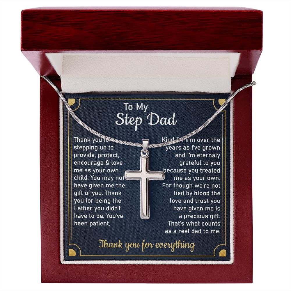 To My Step Dad I'm  Eternally Grateful To You Because You Treated Me As your Own Thank you For Everything
